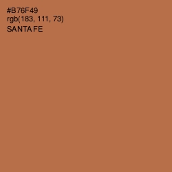 #B76F49 - Santa Fe Color Image